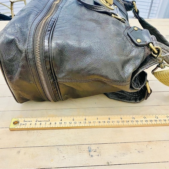 Marc by Marc Jacobs Leather Turn Lock Posh Super K Tote Satchel Handbag Purse - Picture 10 of 17